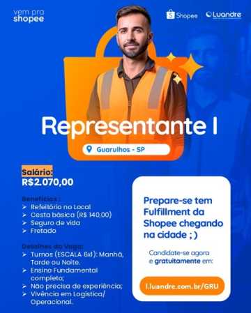 VAGA PARA REPRESENTANTE
