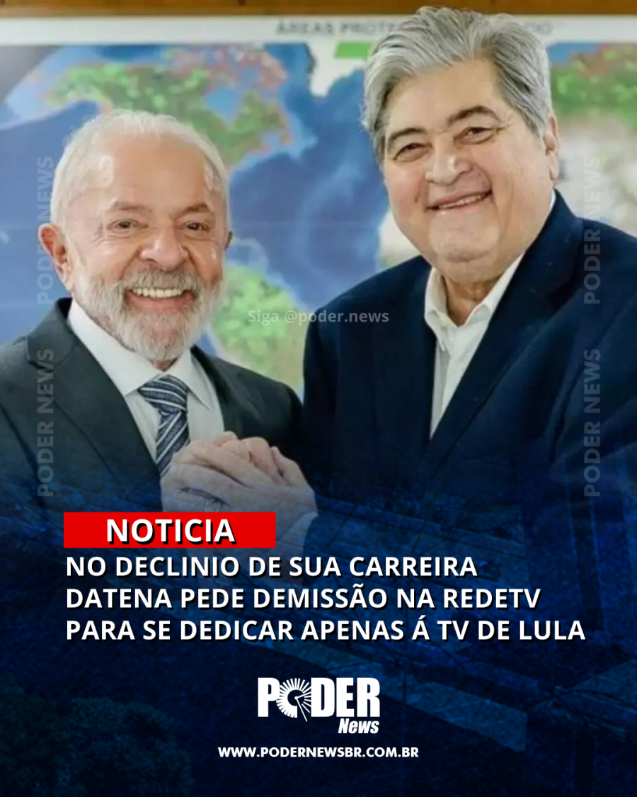 No declinio de sua carreira, Datena pede demissão da REDETV para se dedicar apenas na TV de Lula