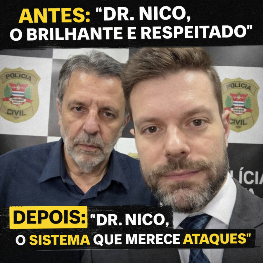 Metamorfose de Mesquita: do elogio ao ataque contra integrante da Segurança Pública de SP