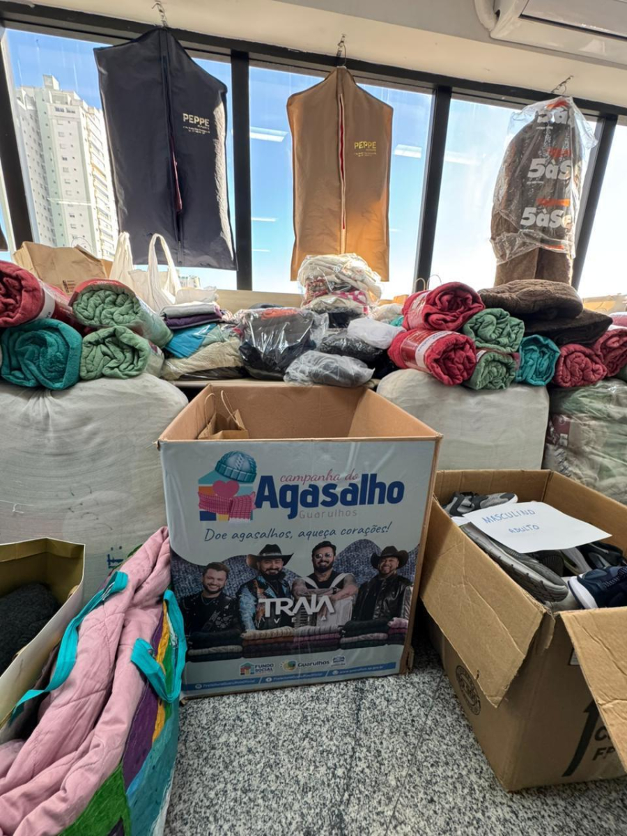 Cobertores, calçados e outros itens do vestuário podem ser entregues à Campanha do Agasalho
