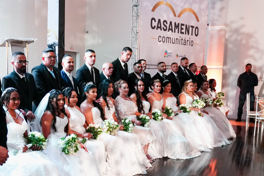 Fundo Social de Guarulhos promove casamento comunitário gratuito para 30 casais