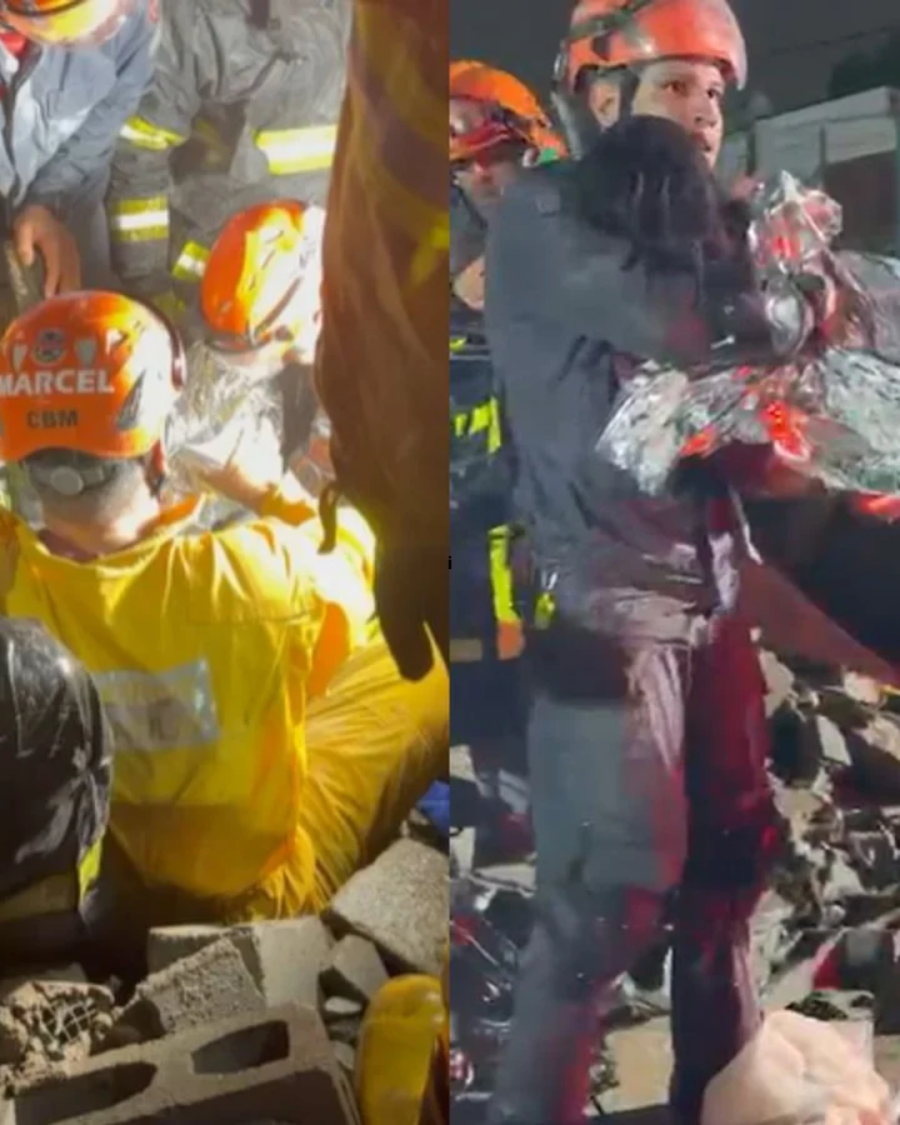 Bombeiros resgatam corpo de criança, 6ª morte após desabamento em SP.